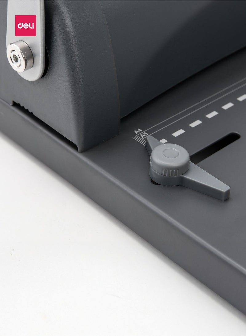 ديلي ماكينة تجليد بلاستيك A4 معدنية موديل 3871، تثقيب 12 ورقة، تجليد حتى 350 ورقة، ماكينة تجليد يدوية قوية - Image 5